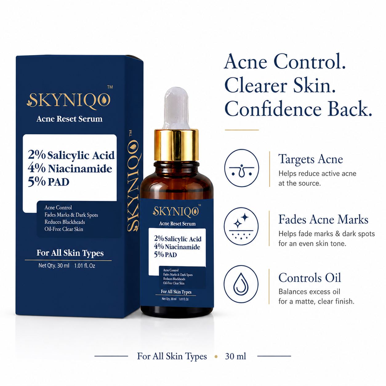 SKYNIQO Acne Reset Serum (30ml)
