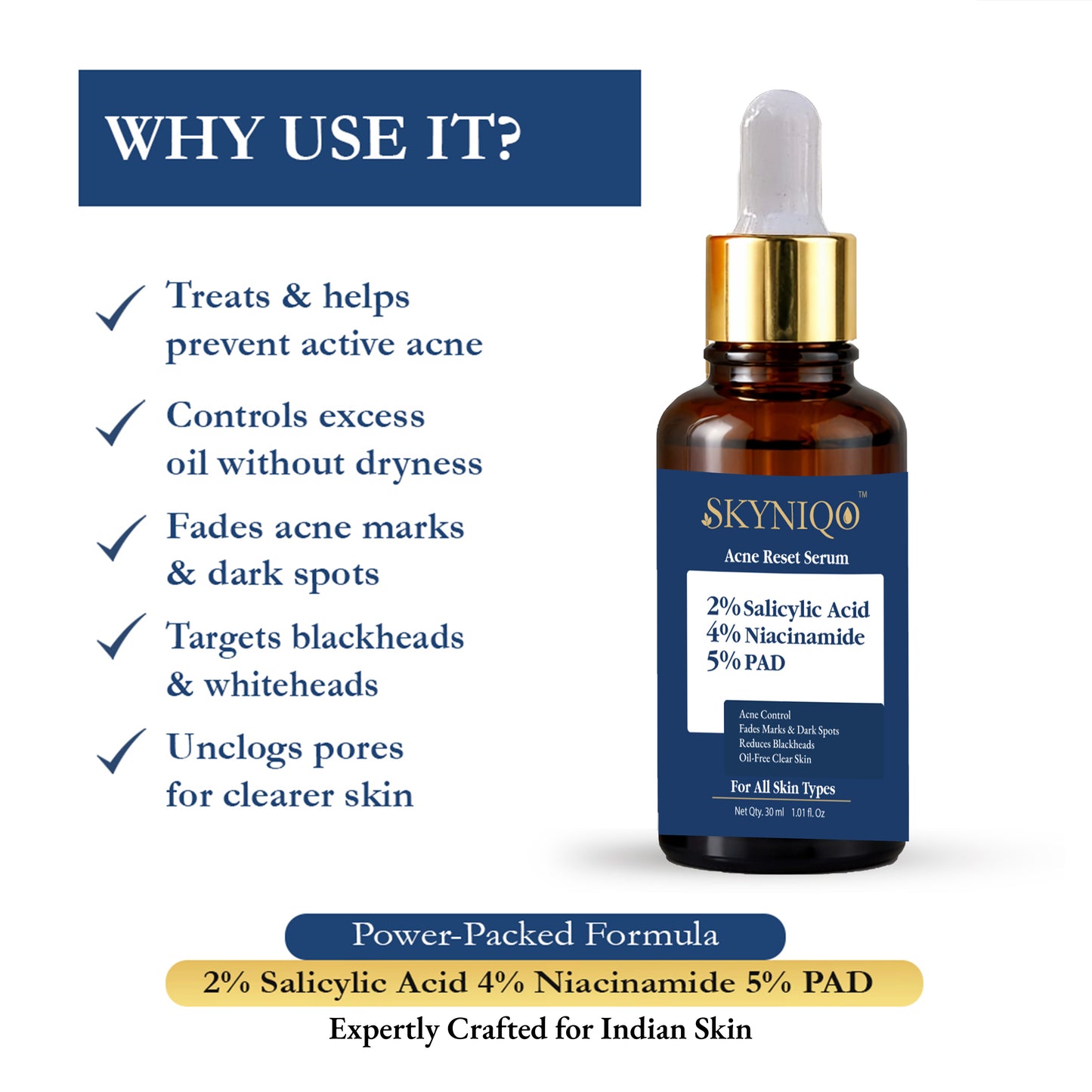 SKYNIQO Acne Reset Serum (30ml)